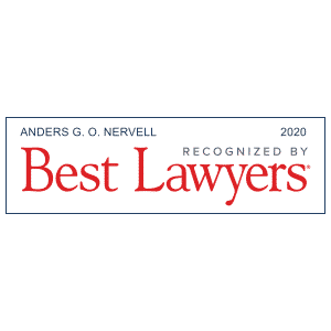 Anders Nervell Best Lawyers 2020 Award