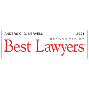 Anders Nervell Best Lawyers Award 2021